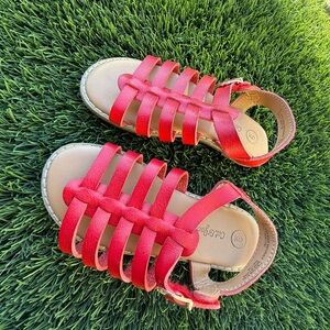 Cat & Jack Kids Red Sandals Size 10